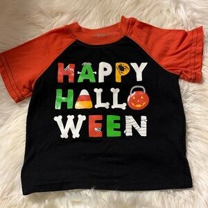 Kids Halloween T-Shirt - Black, Red, and Green